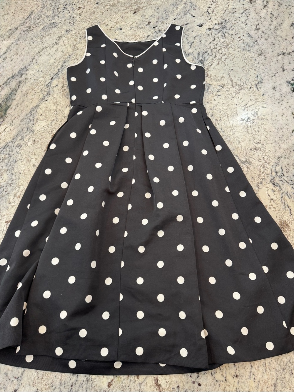 Eva Mendes x New York & Company Polka Dot Fit & Flare Dress Size 12 - Picture 12 of 12
